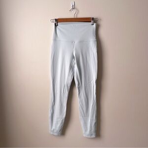 lululemon light blue align yoga high rise leggings 6